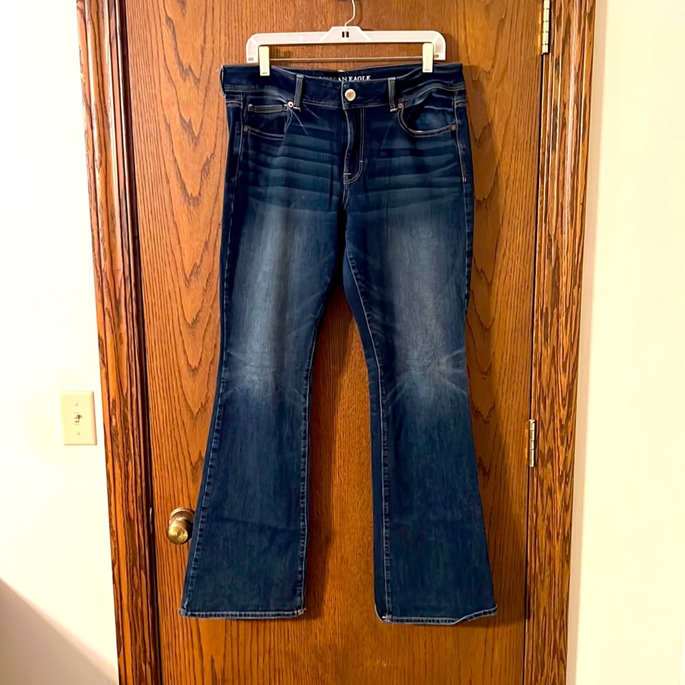 American Eagle Kick Boot Jeans, Size 14 Long